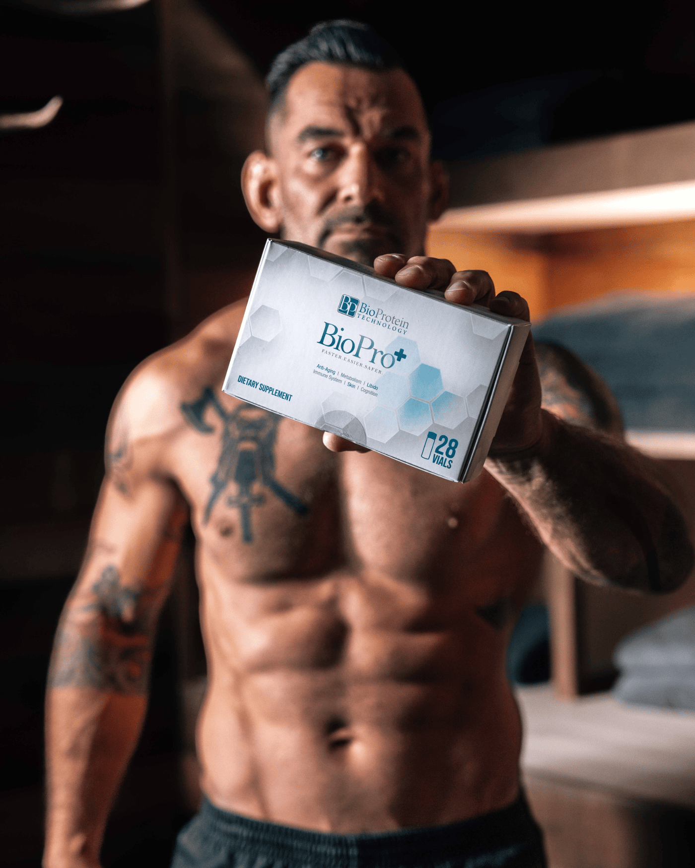 Athletic male physique