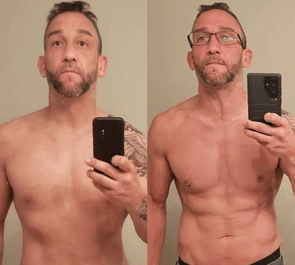 Before and after results